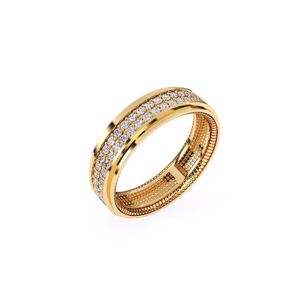 Unique Cluster Lab Grown Diamond Band